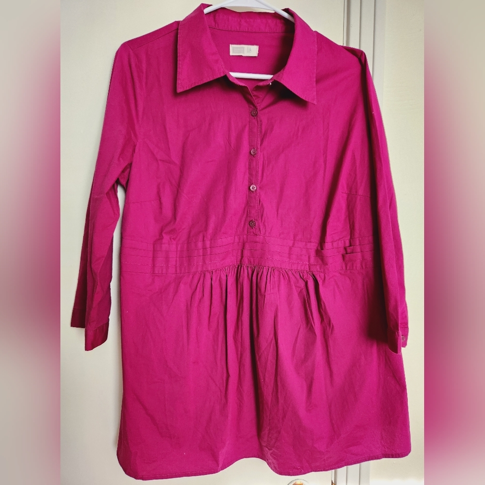 Old Navy Maternity fuchsia color tunic top